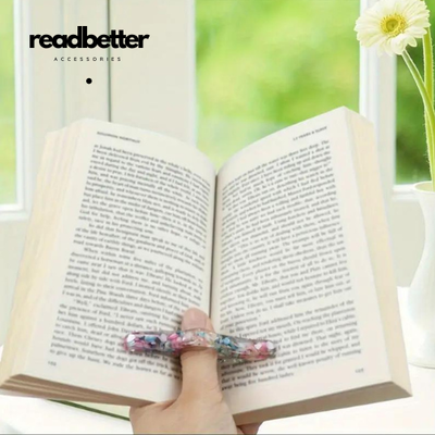 Front Cover Of The Best-Selling Book Kaleidoscope Thumb Book Holder By ReadBetter