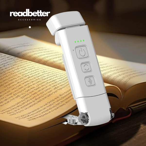 Premium 500mAh 80-Hour LED Rechargeable Book Lamp By ReadBetter