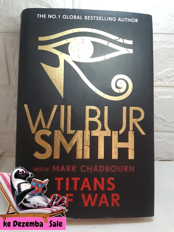 Front Cover Of The Best-Selling Book Titans Of War (Wilbur Smith, Mark Chadbourn)