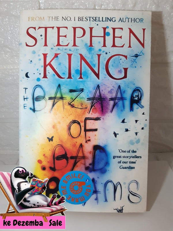 Front Cover Of The Best-Selling Book The Bazaar Of Bad Dreams (Stephen King)