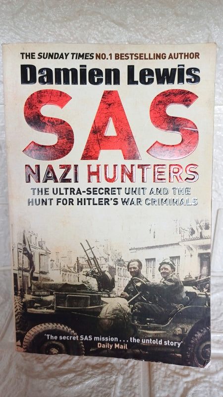 Front Cover Of Sas Nazi Hunters (Damien Lewis)