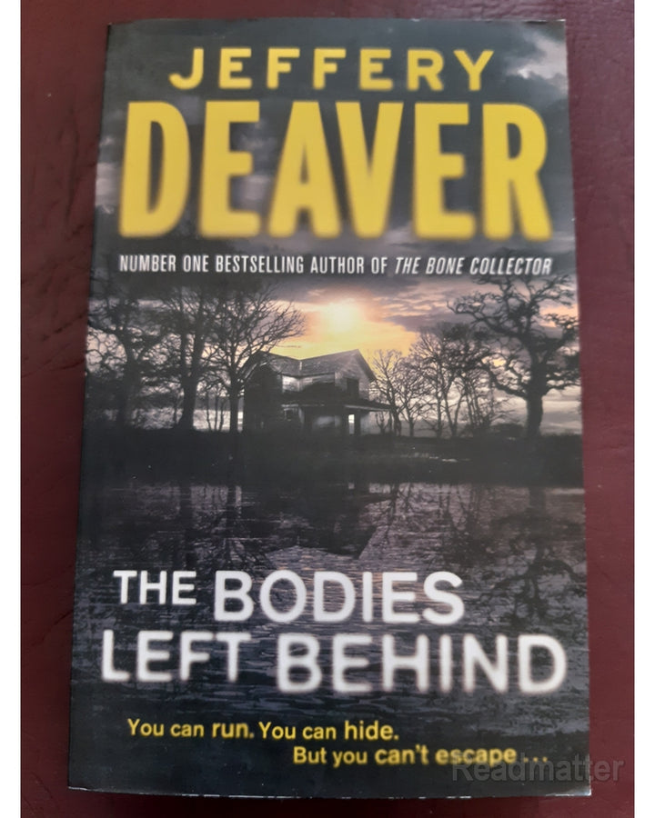 Front Cover Of The Best-Selling Book The Bodies Left Behind Deaver, Jeffery