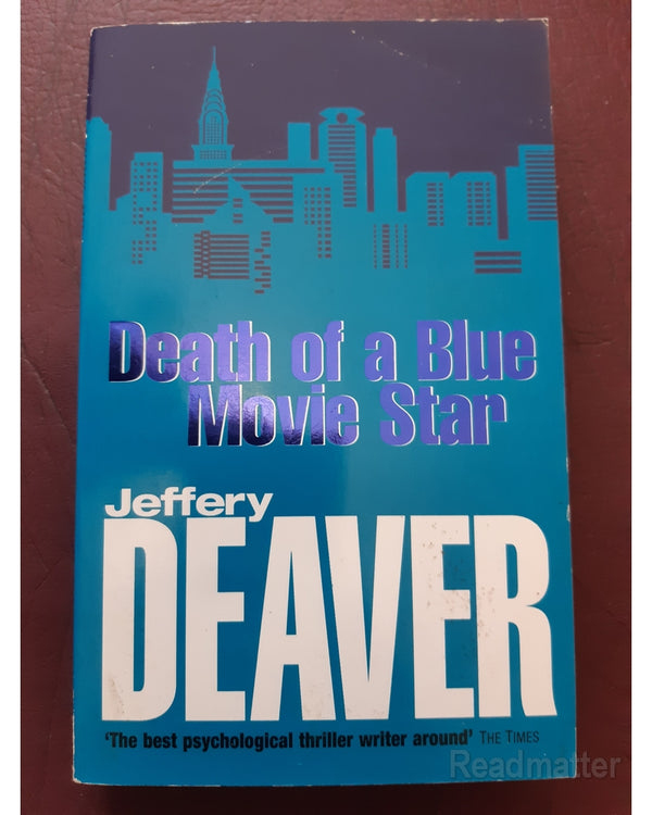 Front Cover Of Death Of A Blue Movie Star (Deaver, Jeffery))