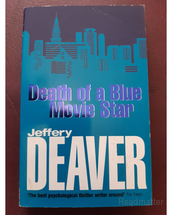 Front Cover Of The Best-Selling Book Death Of A Blue Movie Star Deaver, Jeffery