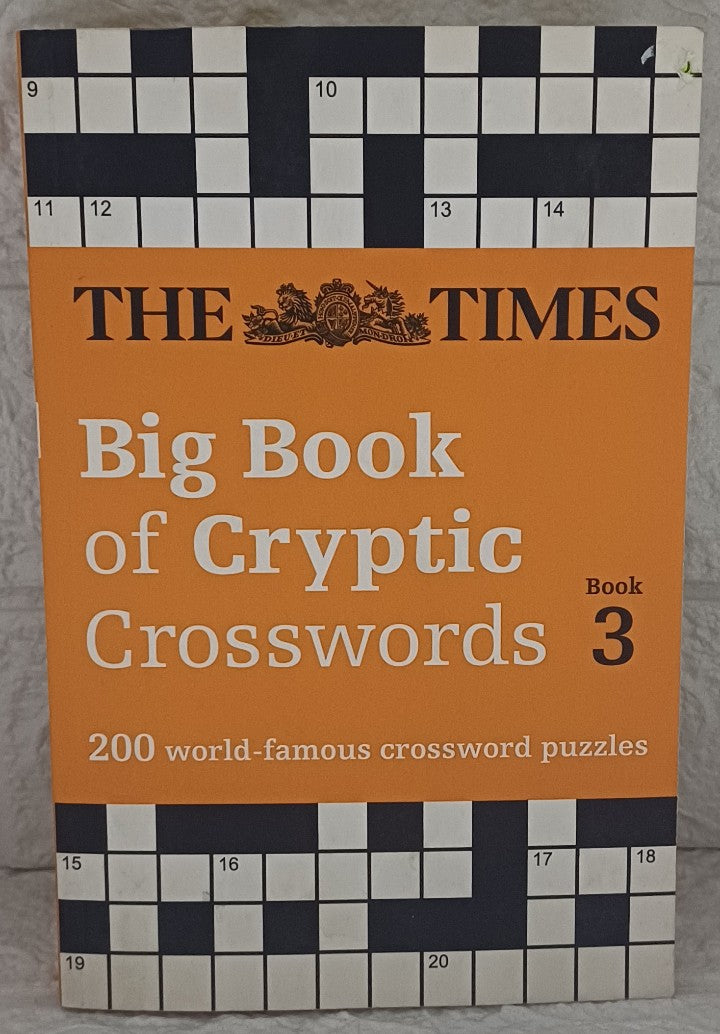 Front Cover Of The Times Crossword Book (Mike Laws)