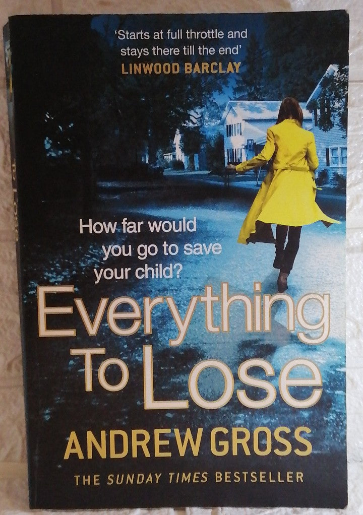 Front Cover Of Everything To Lose (Andrew Gross)