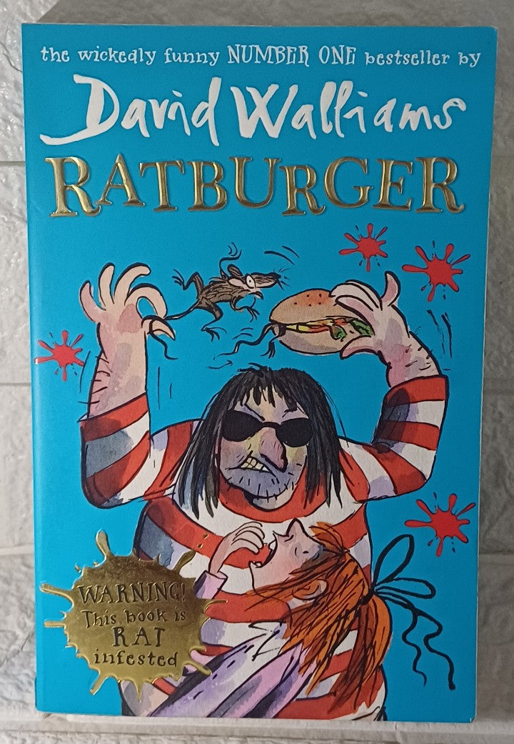 Front Cover Of Ratburger (David Walliams)