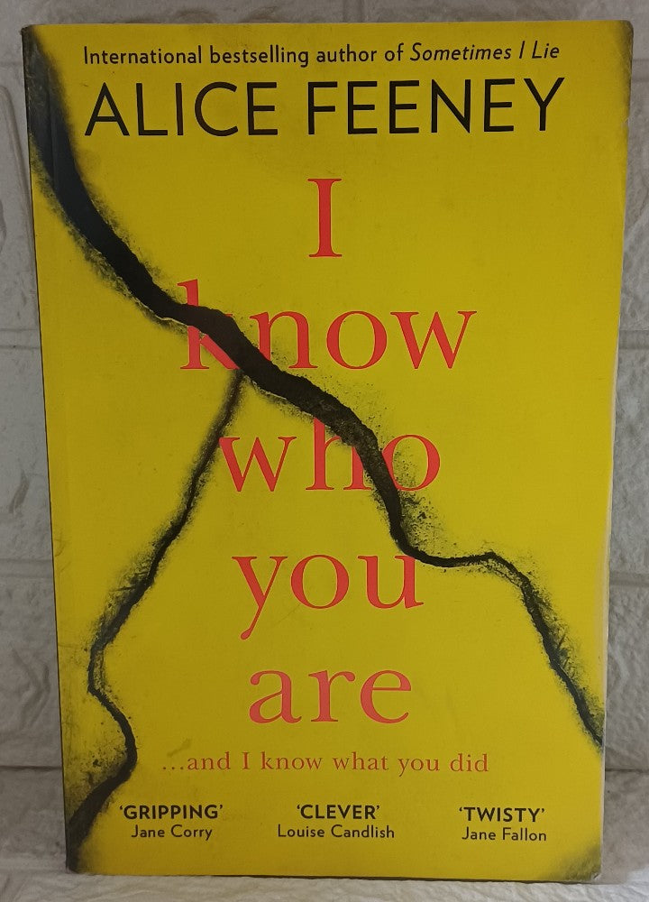 Front Cover Of I Know Who You Are (Alice Feeney)