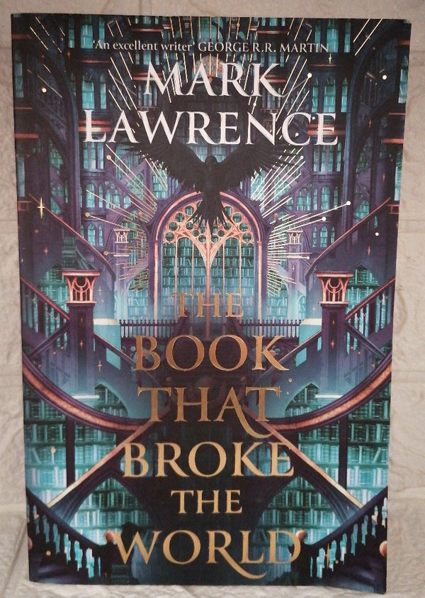 Front Cover Of The Book That Broke the World (The Library Trilogy, #2)