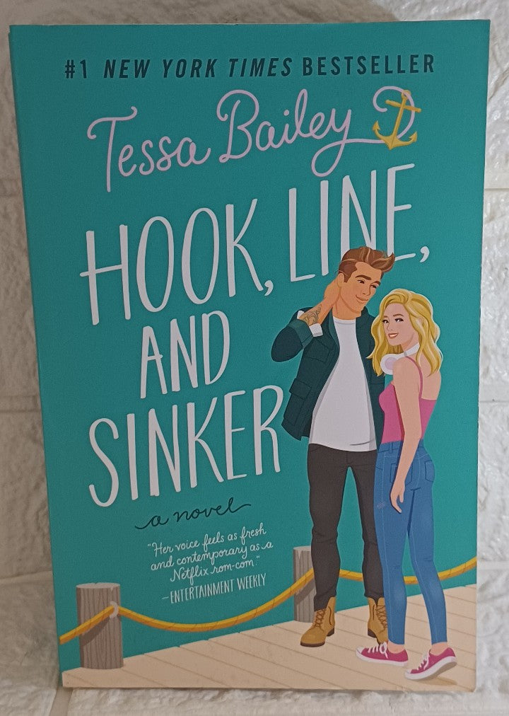 Front Cover Of Hook, Line, and Sinker (Bellinger Sisters, #2) (Tessa Bailey)