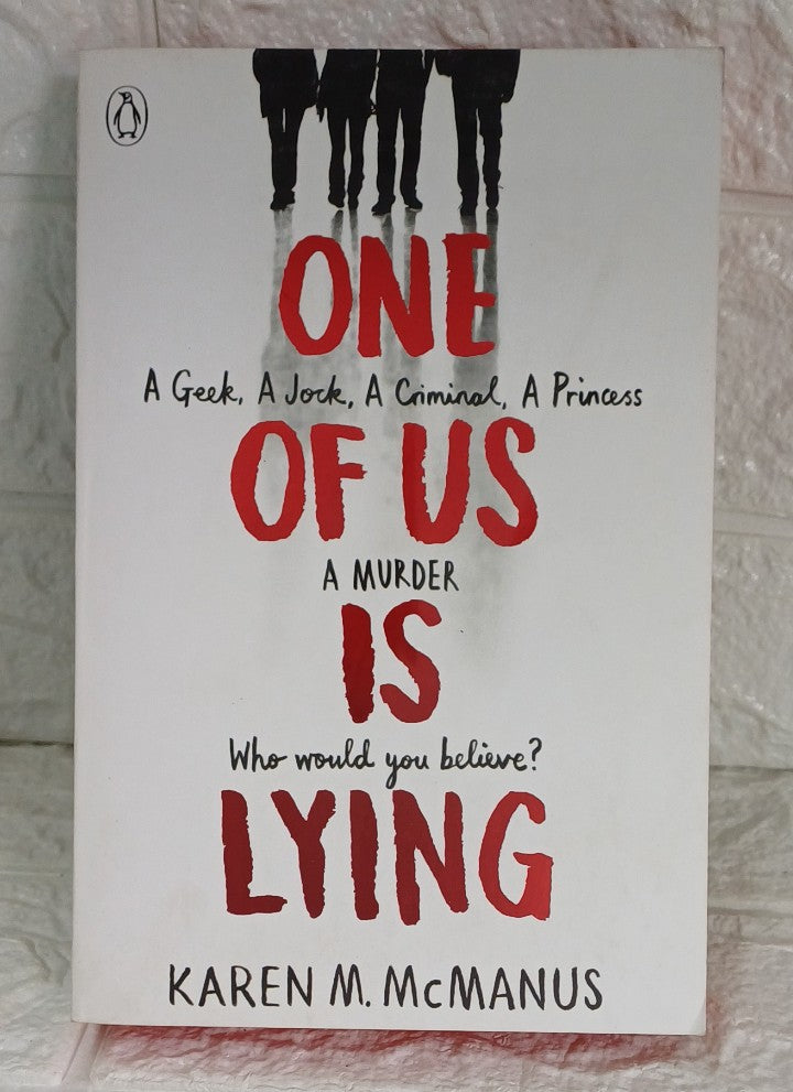 Front Cover Of One of Us Is Lying (One of Us Is Lying, #1) (Karen M. McManus)
