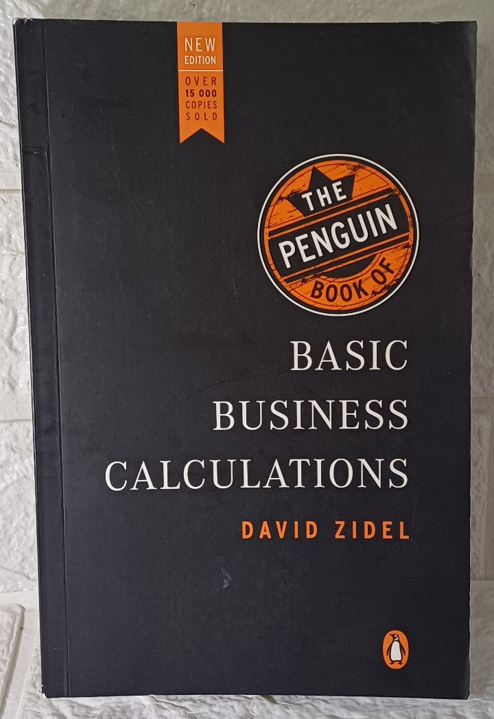 Front Cover Of Basic Business Calculations (David Zidel)