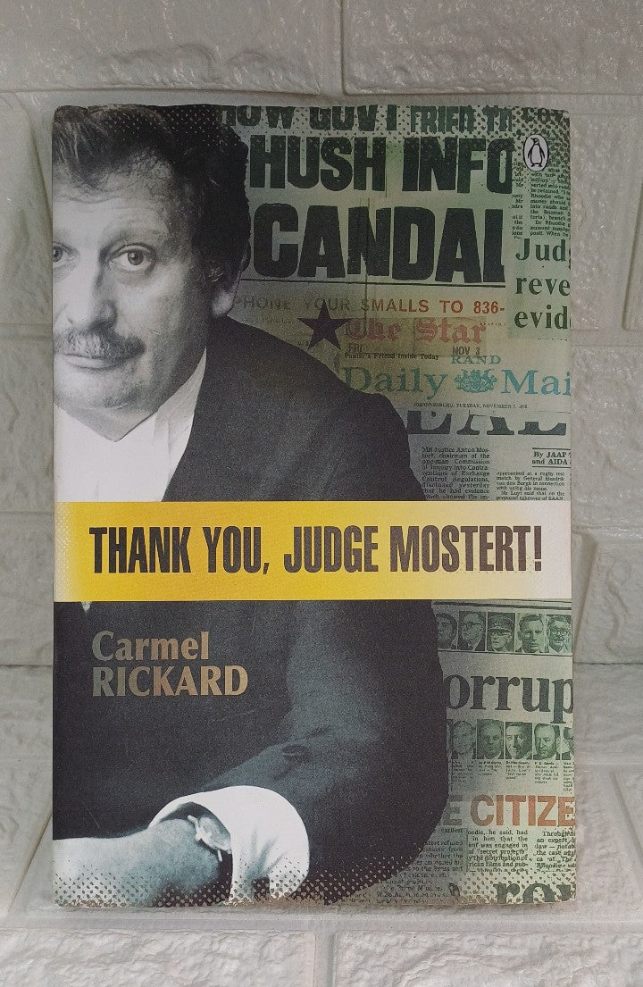 Front Cover Of Thank You, Judge Mostert (Carmel Rickard)