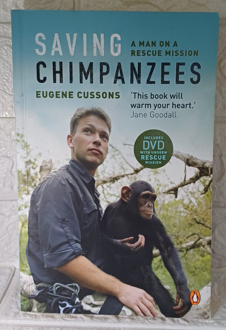 Front Cover Of Saving Chimpanzees (Eugene Cussons)