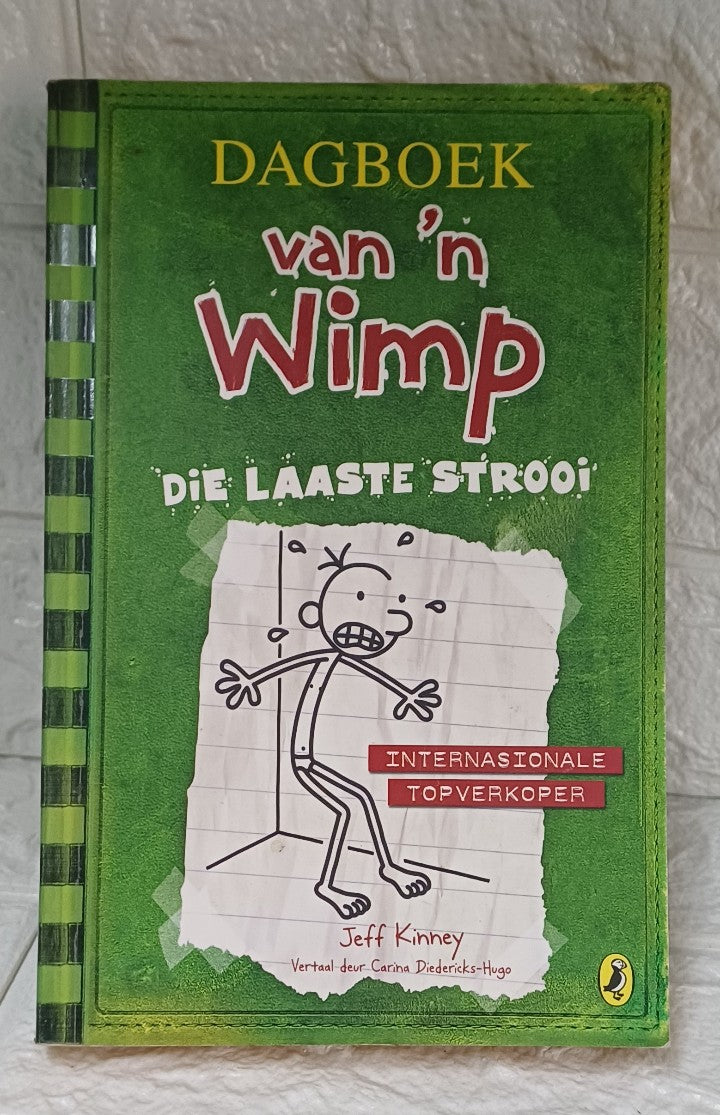 Front Cover Of Die Laaste strooi (Jeff Kinney)
