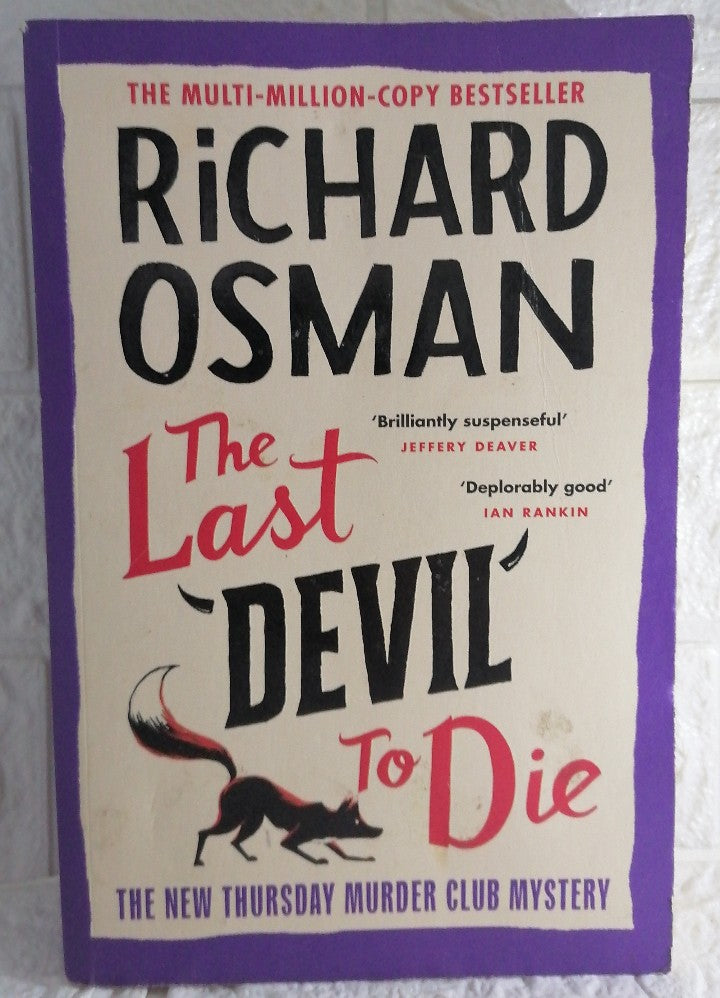 Front Cover Of The Last Devil to Die (Thursday Murder Club, #4) (Richard Osman)