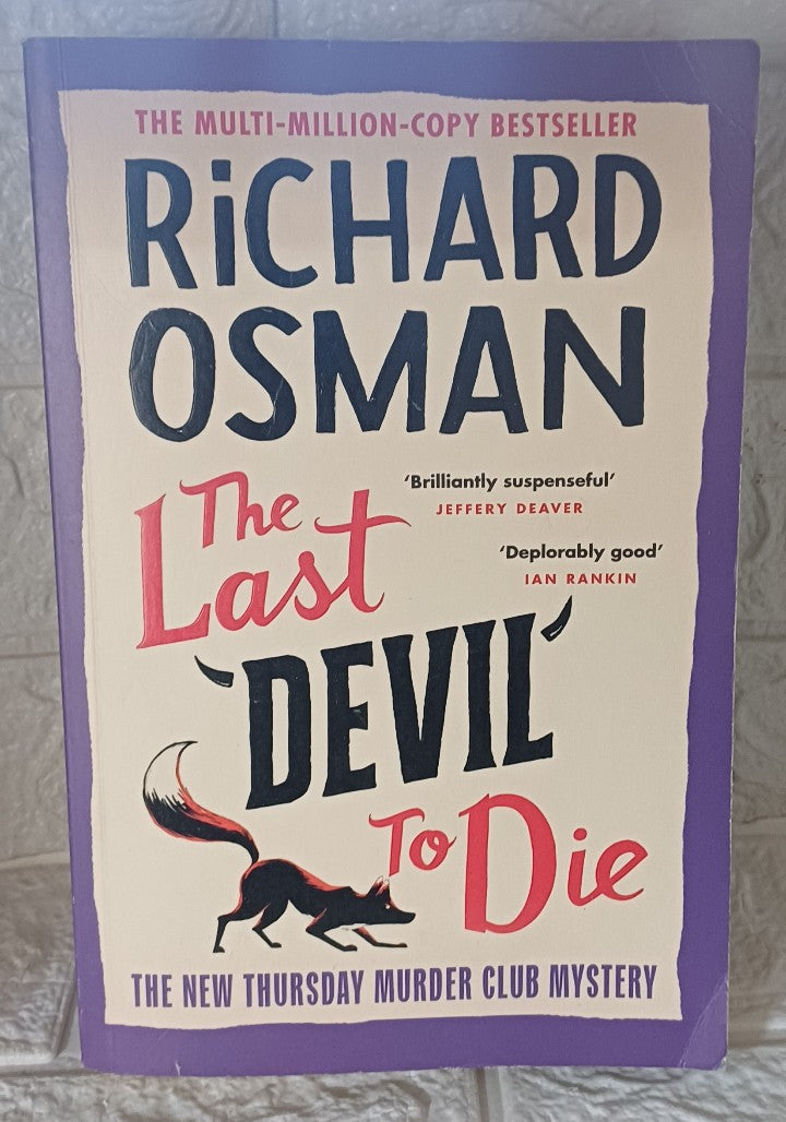 Front Cover Of The Last Devil to Die (Thursday Murder Club, #4) (Richard Osman)
