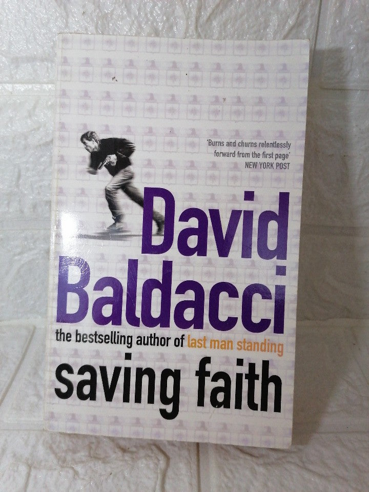 Front Cover Of Saving Faith (David Baldacci)