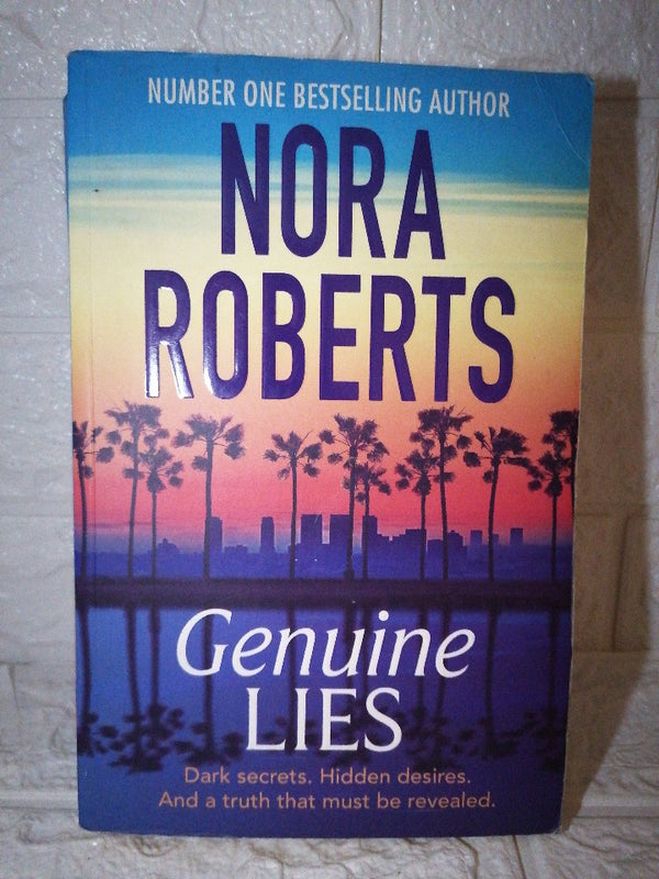 Front Cover Of Genuine Lies (Nora Roberts)