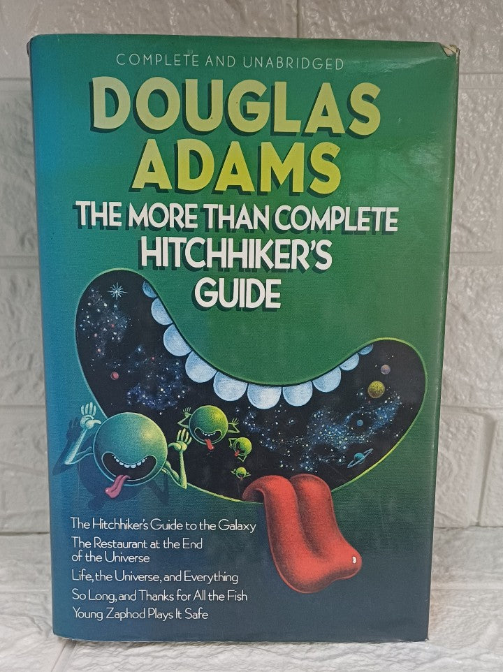 Front Cover Of The More Than Complete Hitchhiker's Guide (Douglas Adams)