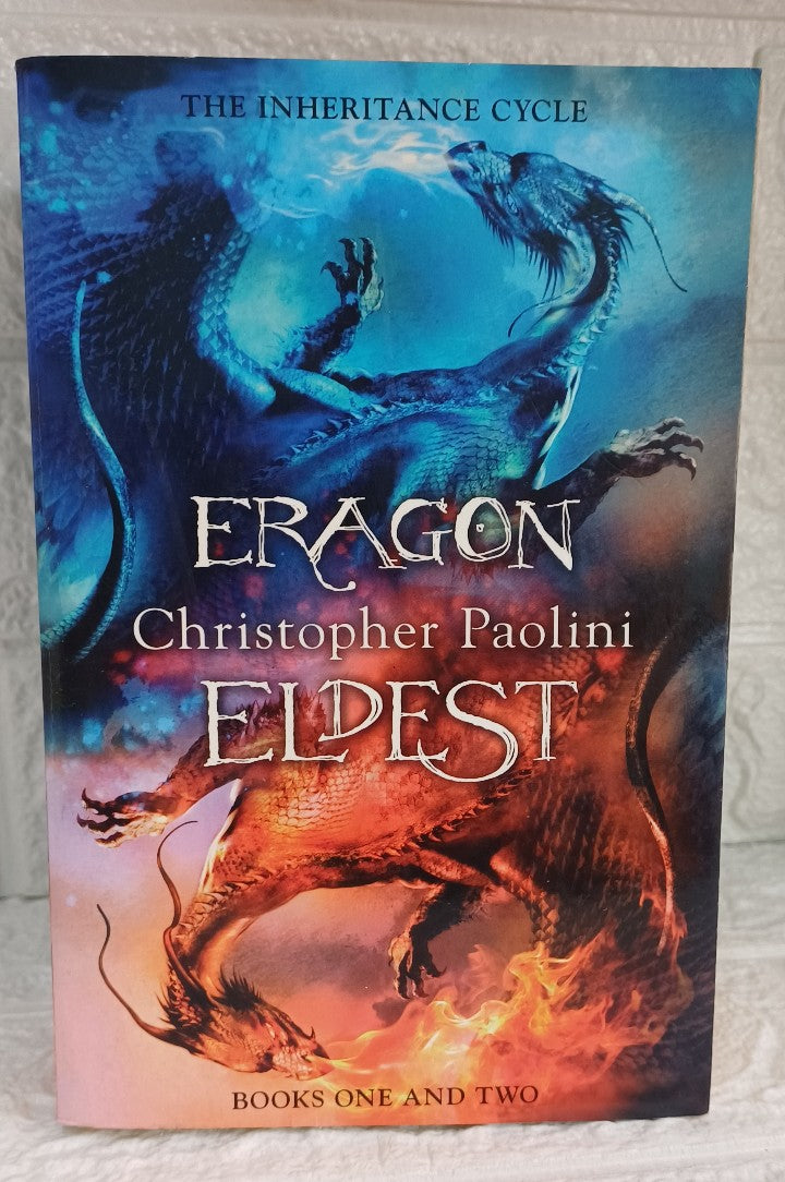 Front Cover Of Eragon & Eldest (Inheritance, #1-2) (Christopher Paolini)