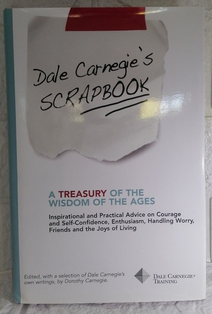 Front Cover Of Dale Carnegie's Scrapbook (Dorothy Carnegie)