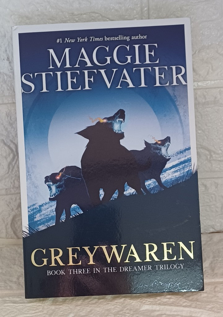 Front Cover Of Greywaren (Dreamer Trilogy, #3) (Maggie Stiefvater)