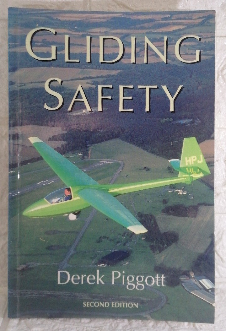 Front Cover Of Gliding Safety (2nd ed) (Derek Piggott)