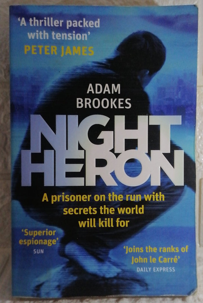 Front Cover Of Night Heron (Adam Brookes)
