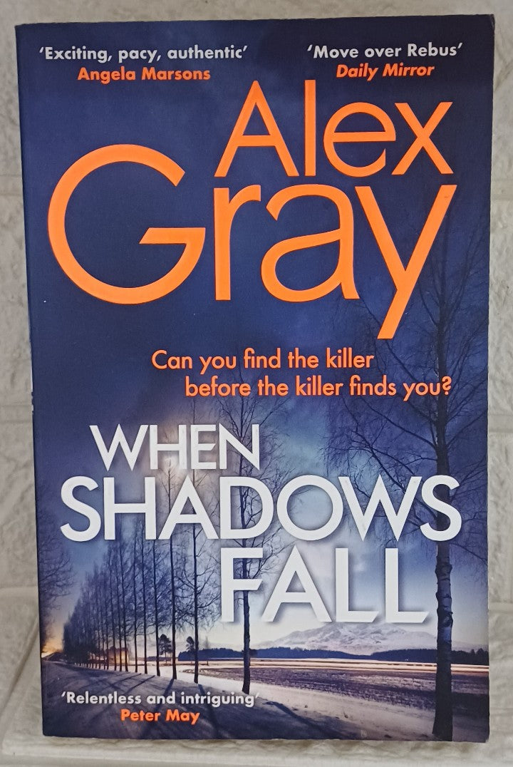 Front Cover Of When shadows fall (Alex Gray)