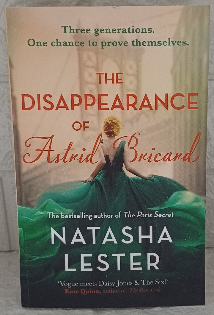 Front Cover Of The Disappearance of Astrid Bricard (Natasha Lester)