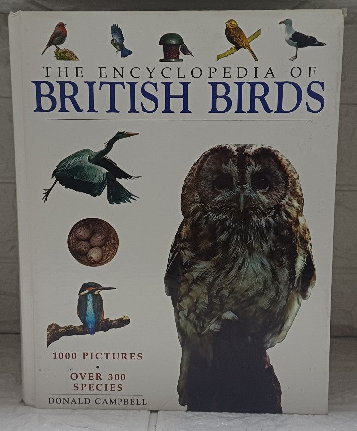 Front Cover Of The Encyclopedia of British Birds (Donald Campbell)
