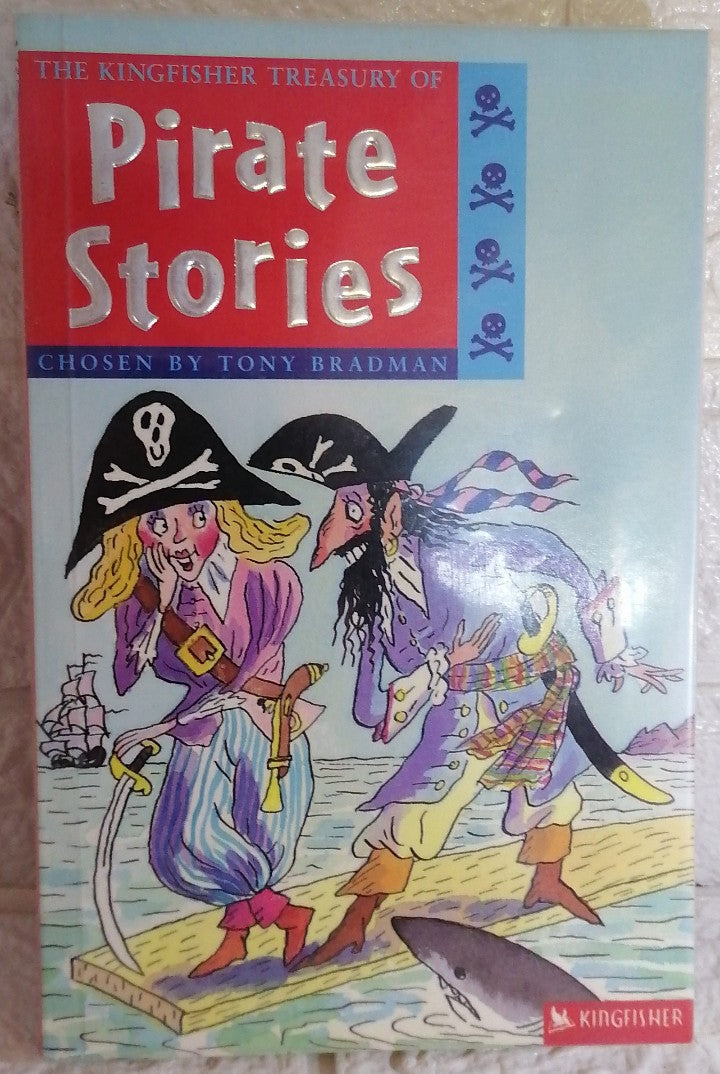 Front Cover Of Pirate stories (Tony Bradman)