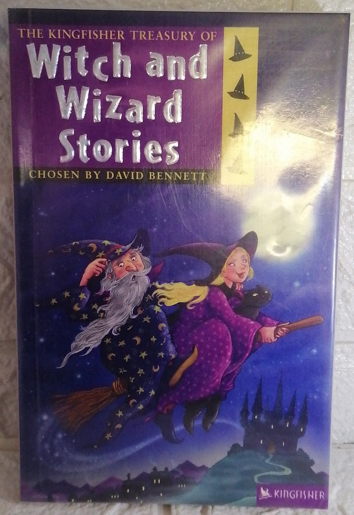 Front Cover Of The Kingfisher Treasury of Witch and Wizard Stories (David Bennett)