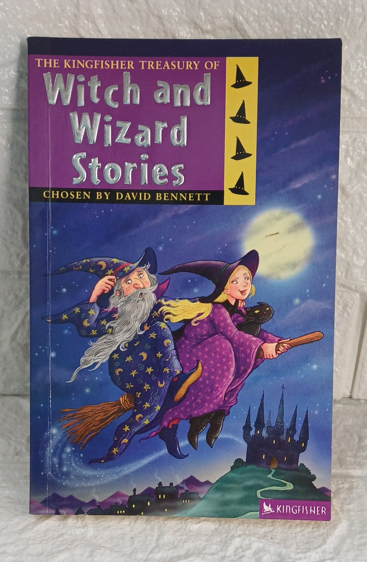 Front Cover Of The Kingfisher Treasury of Witch and Wizard Stories (David Bennett)