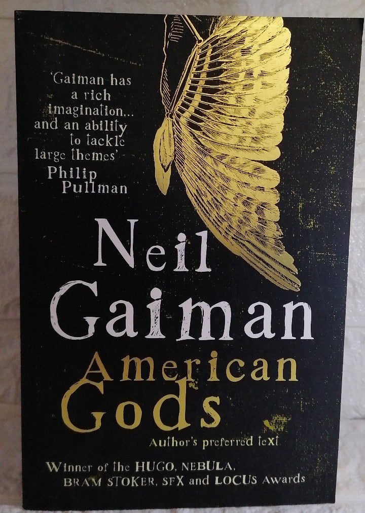 Front Cover Of American Gods (American Gods, #1) (Neil Gaiman)