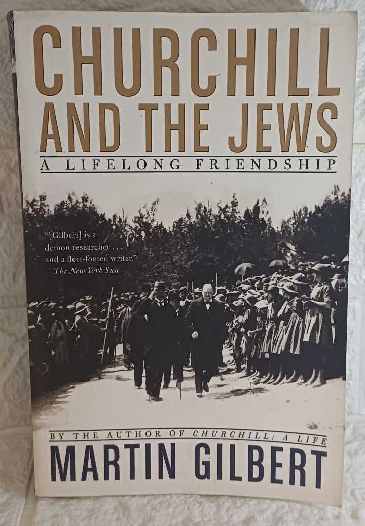 Front Cover Of Churchill and the Jews: A Lifelong Friendship (Martin Gilbert)