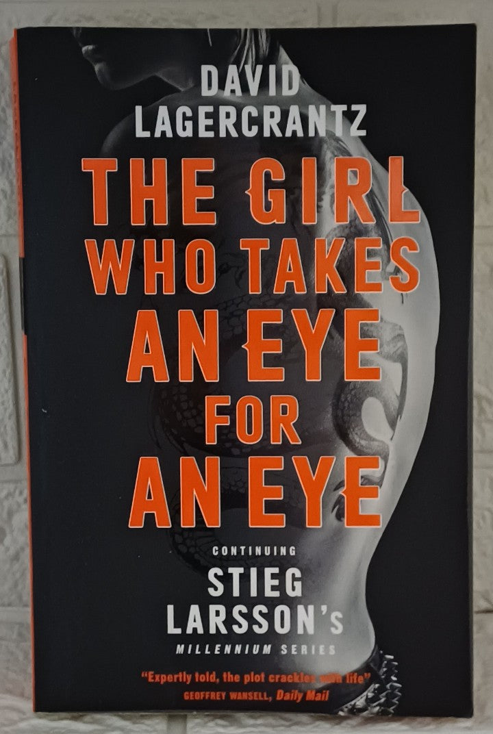 Front Cover Of The Girl Who Takes an Eye for an Eye (Millennium, #5) (George Lagercrantz)