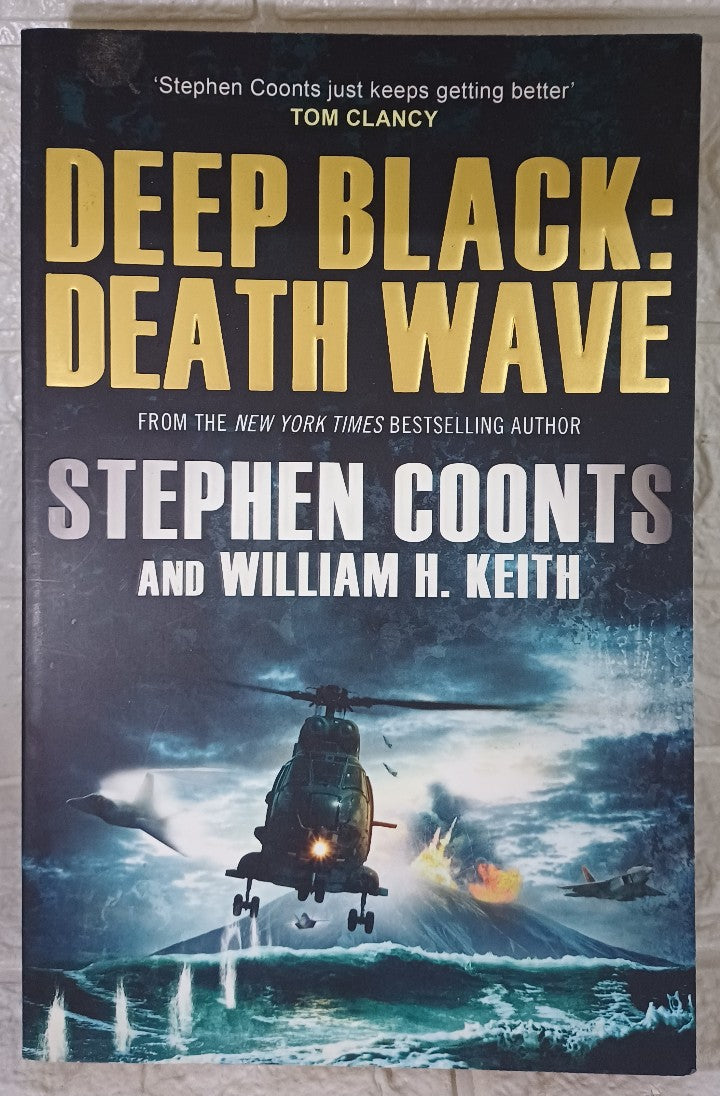 Front Cover Of Deep Black: Death Wave (Stephen Coonts)