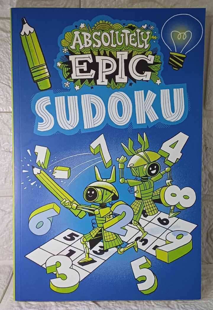 Front Cover Of Absolutely Epic Sudoku (Absolutely Epic Activity Books) (Ivy Finnegan)