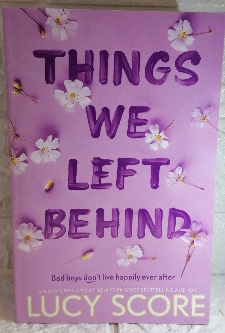 Front Cover Of Things We Left Behind (Knockemout, #3) (Lucy Score)