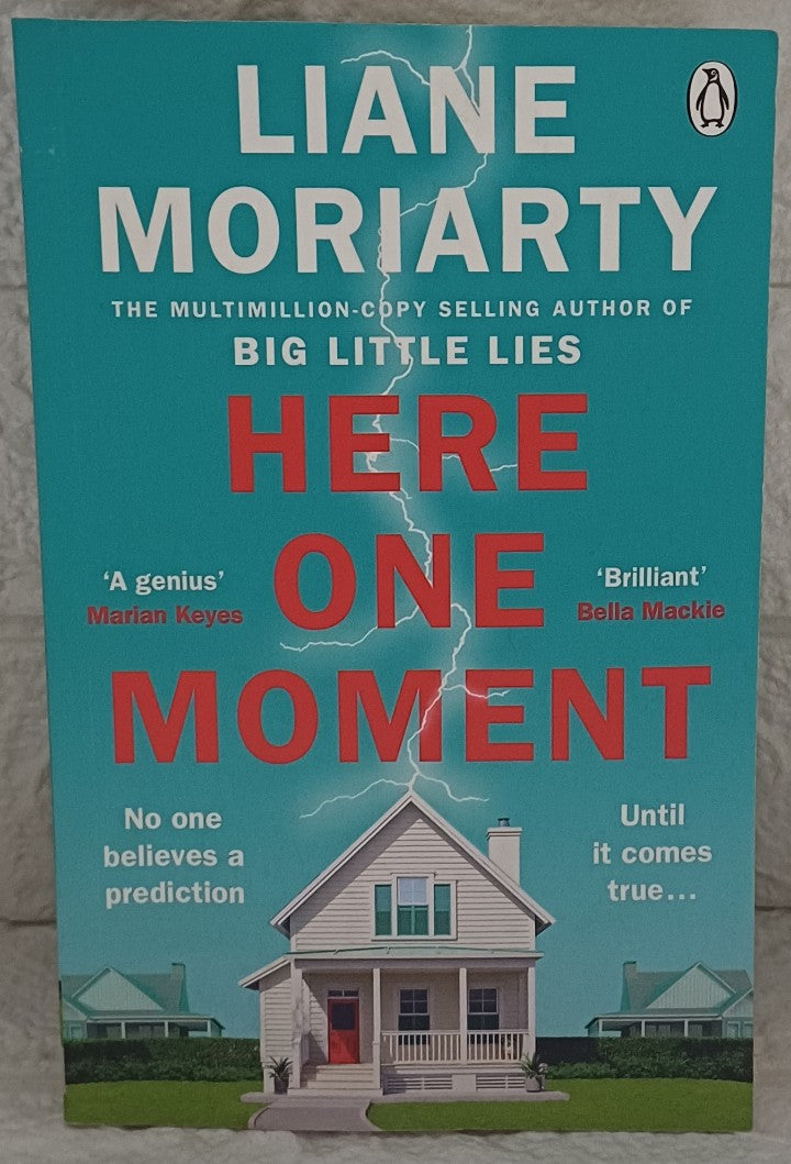 Front Cover Of Here One Moment (Liane Moriarty)