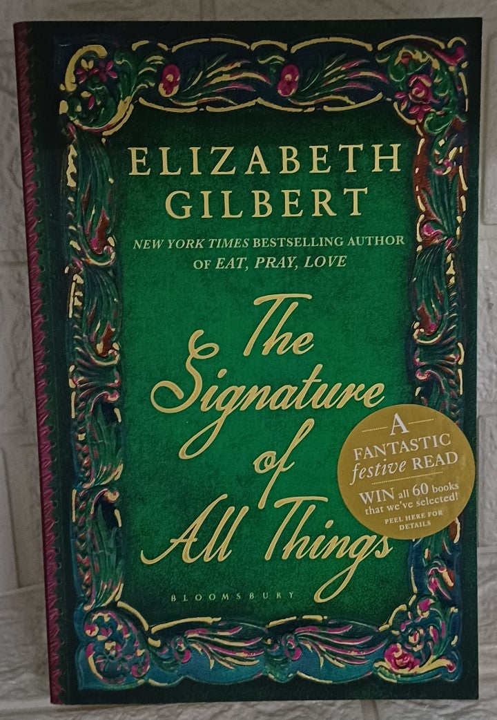 Front Cover Of The Signature of All Things (Elizabeth Gilbert)