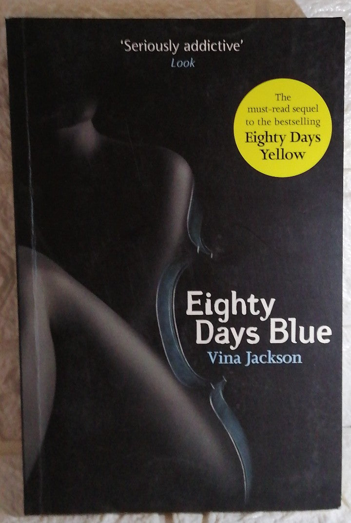 Front Cover Of Eighty Days Blue (Eighty Days, #2) (Vina Jackson)