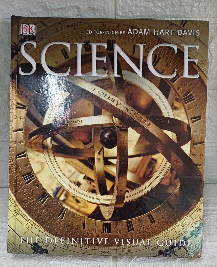 Front Cover Of Science: The Definitive Visual Guide (Adam Dinwiddie)