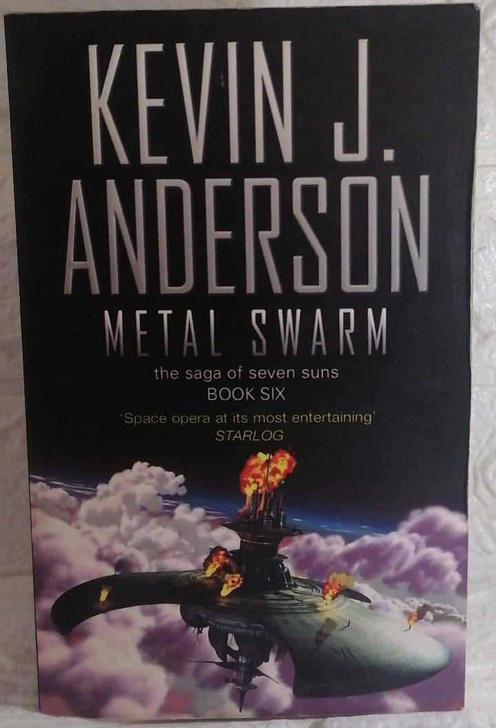 Front Cover Of Metal Swarm (The Saga of Seven Suns, #6) (Kevin J. Anderson)