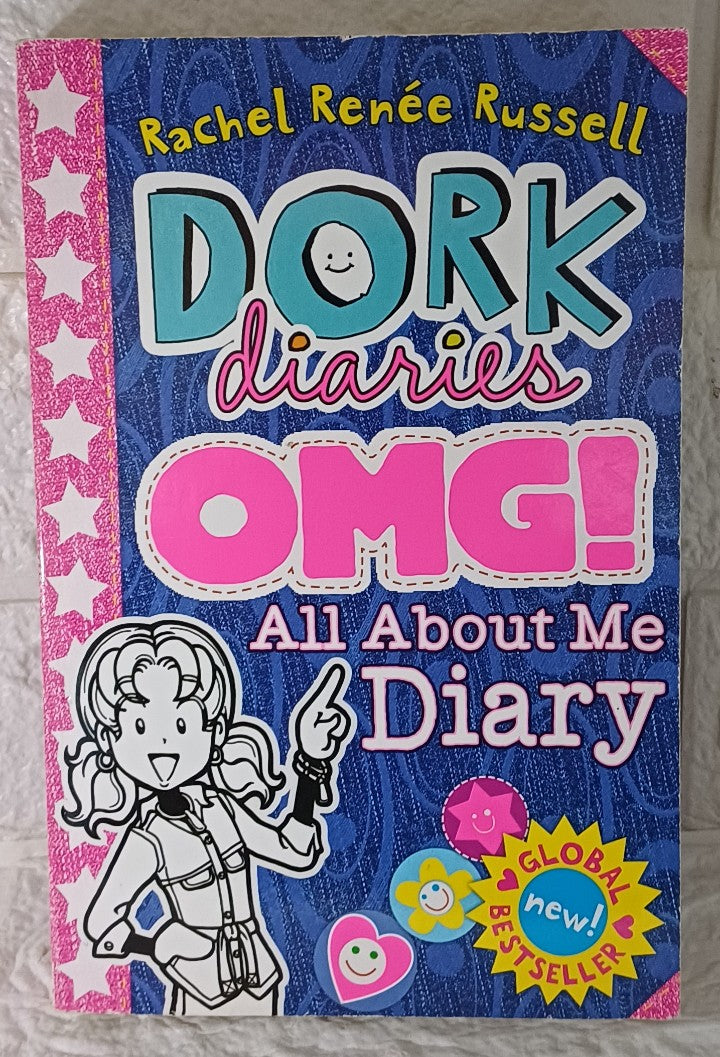Front Cover Of Omg All About Me Diary (Rachel Renée Russell