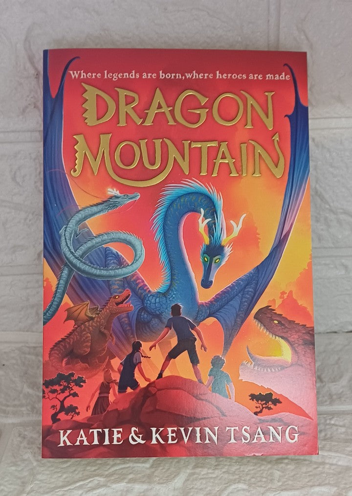 Front Cover Of Dragon Mountain (Dragon Realm, #1) (Katie Tsang; Kevin Tsang)