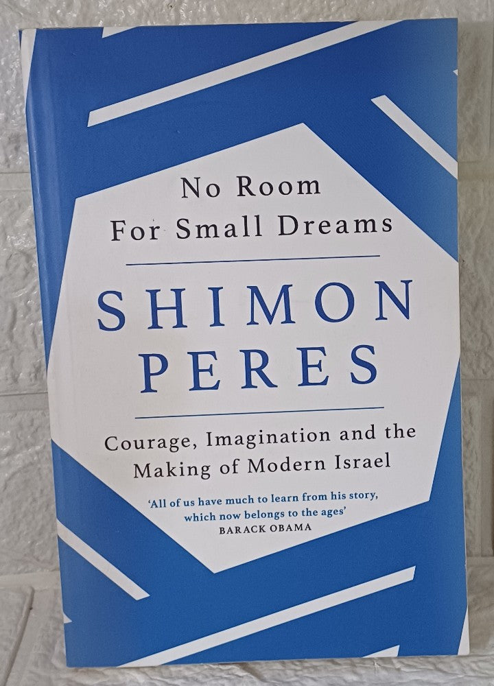 Front Cover Of No Room For Small Dreams (Shimon Peres)