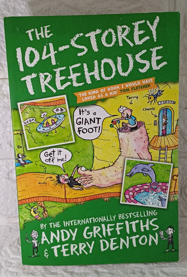 Front Cover Of 104-Storey Treehouse (Andy Griffiths)